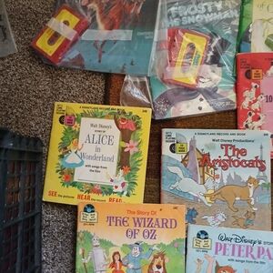 Vintage Children's Book Record Collection